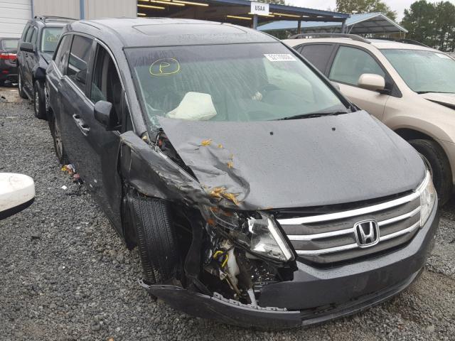 5FNRL5H66CB029819 - 2012 HONDA ODYSSEY EX GRAY photo 1