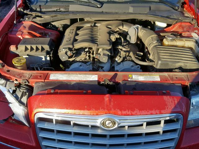 2C3KA53G77H895752 - 2007 CHRYSLER 300 TOURIN RED photo 7