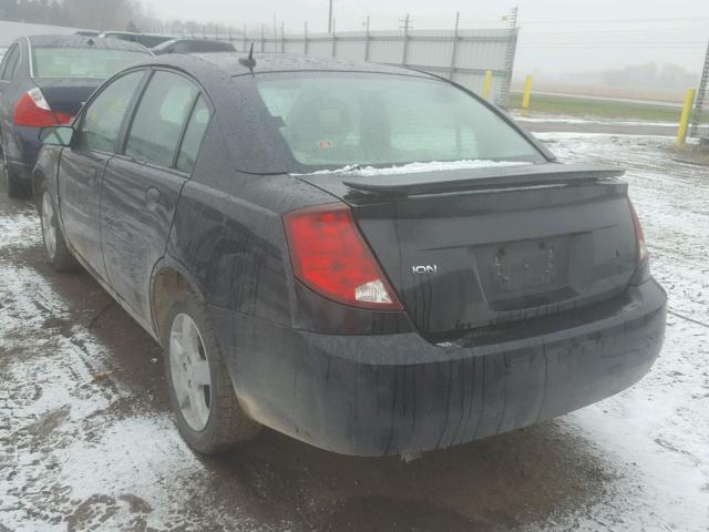 1G8AL55F56Z119893 - 2006 SATURN ION LEVEL BLACK photo 3