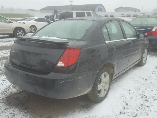1G8AL55F56Z119893 - 2006 SATURN ION LEVEL BLACK photo 4