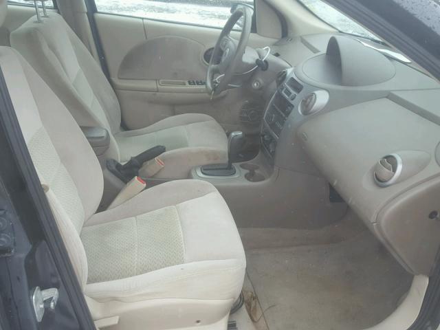 1G8AL55F56Z119893 - 2006 SATURN ION LEVEL BLACK photo 5
