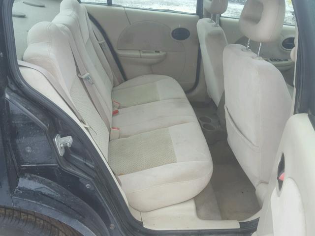 1G8AL55F56Z119893 - 2006 SATURN ION LEVEL BLACK photo 6
