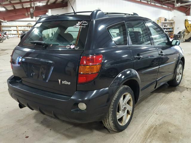 5Y2SL62844Z406645 - 2004 PONTIAC VIBE BLACK photo 4