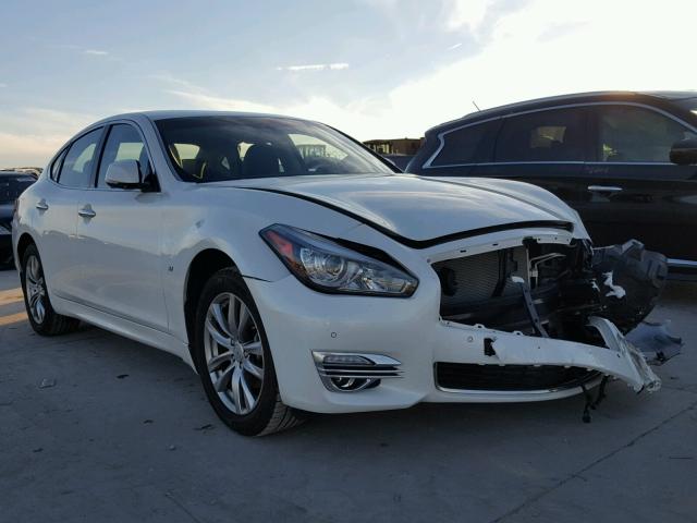 JN1BY1AR2JM220094 - 2018 INFINITI Q70 3.7 LU WHITE photo 1