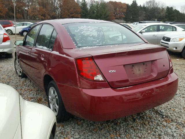 1G8AJ52F14Z139727 - 2004 SATURN ION LEVEL MAROON photo 3
