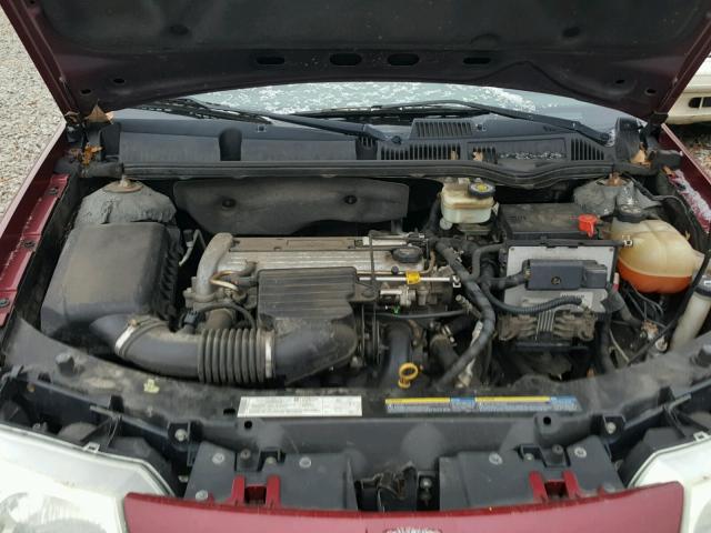 1G8AJ52F14Z139727 - 2004 SATURN ION LEVEL MAROON photo 7