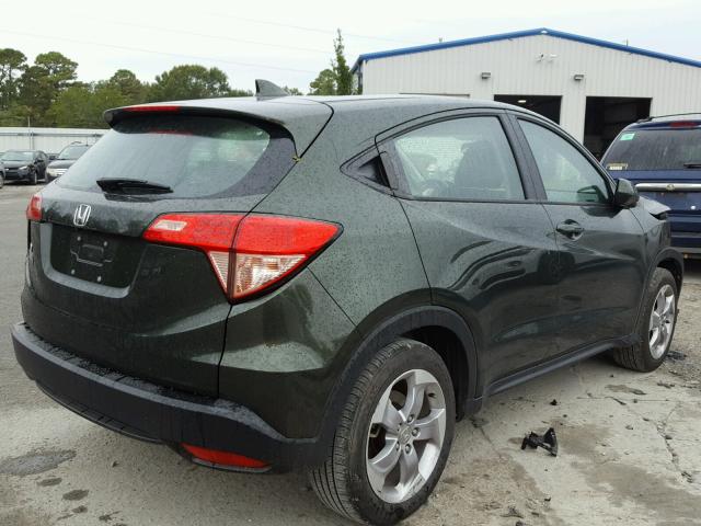 3CZRU5H38HG705802 - 2017 HONDA HR-V LX GREEN photo 4