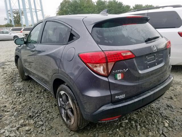 3CZRU6H52JG702889 - 2018 HONDA HR-V EX GRAY photo 3