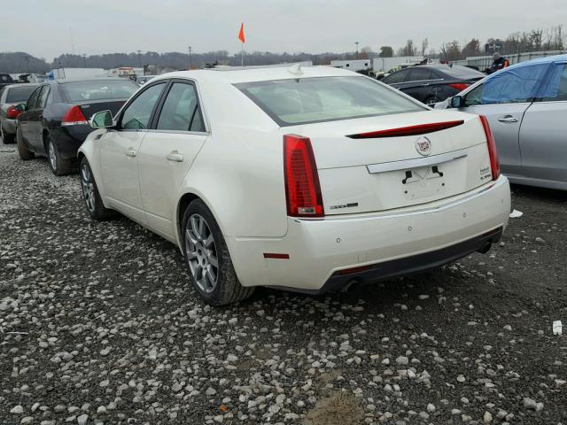 1G6DV57V990127122 - 2009 CADILLAC CTS HI FEA WHITE photo 3