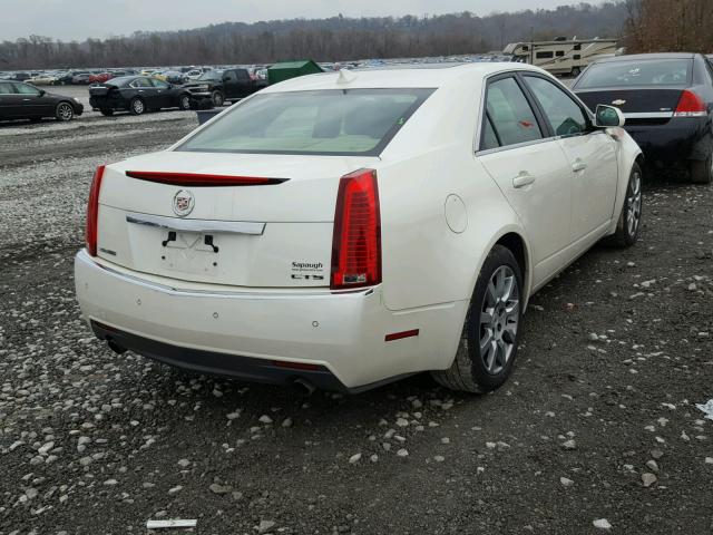 1G6DV57V990127122 - 2009 CADILLAC CTS HI FEA WHITE photo 4