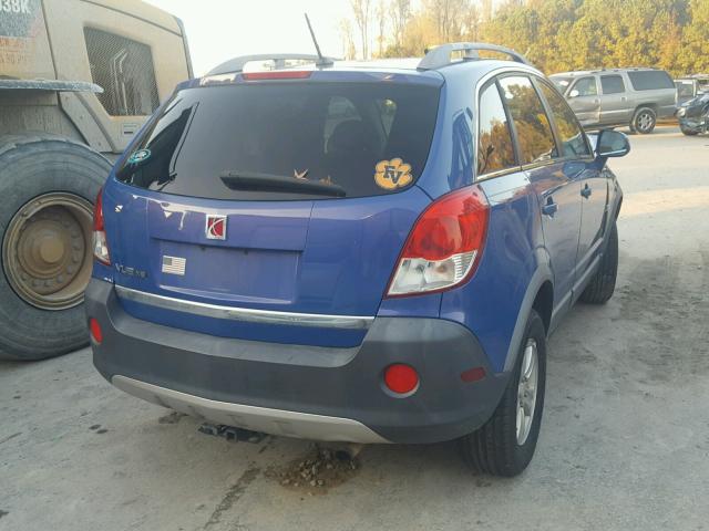 3GSCL33P98S530930 - 2008 SATURN VUE XE BLUE photo 4