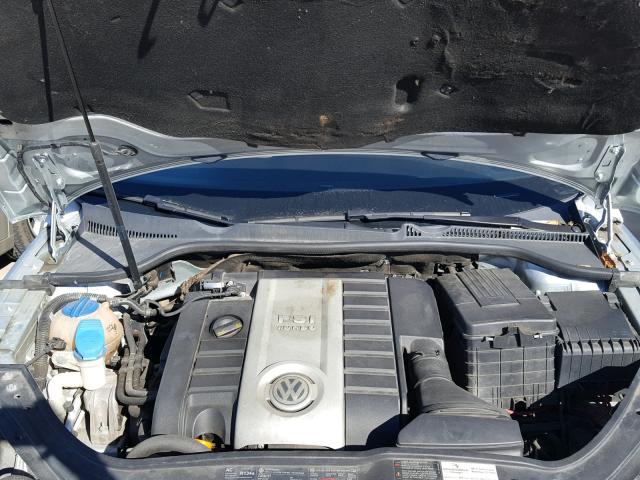 WVWFA71F47V007257 - 2007 VOLKSWAGEN EOS 2.0T L SILVER photo 7