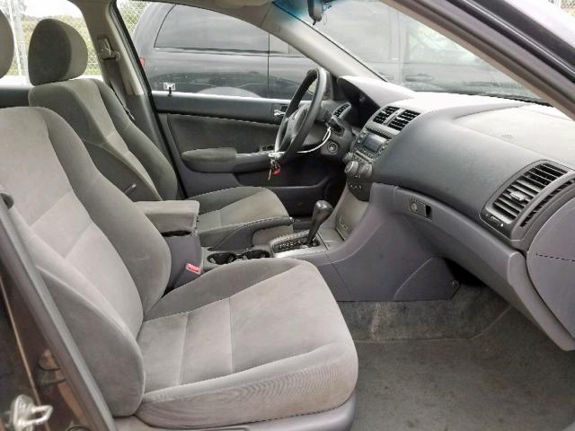 1HGCM56725A000409 - 2005 HONDA ACCORD EX GRAY photo 5