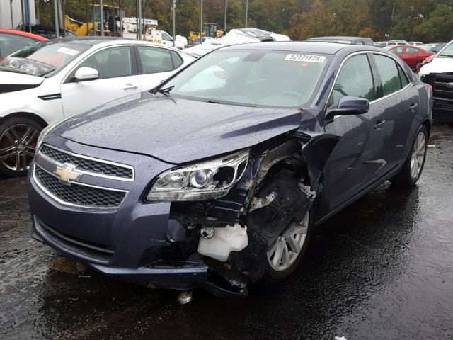 1G11E5SA5DF278431 - 2013 CHEVROLET MALIBU 2LT BLUE photo 2