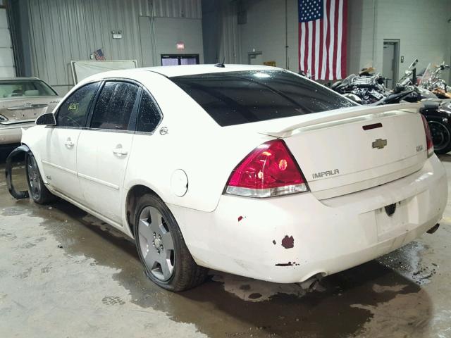 2G1WD58C289146226 - 2008 CHEVROLET IMPALA SUP 白色 照片 3