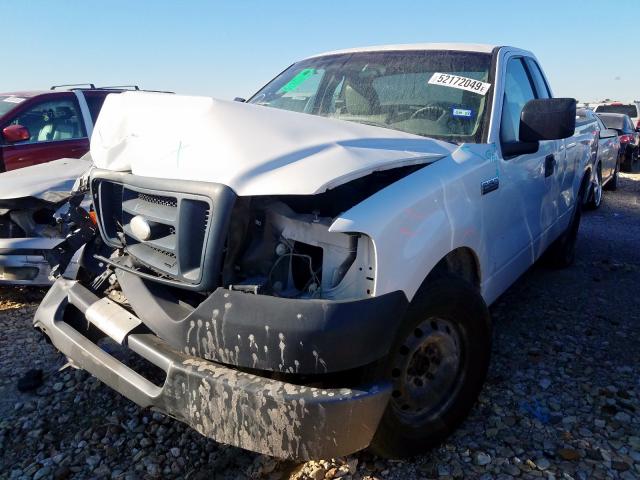 1FTRF12W27KC75042 - 2007 FORD F150 WHITE photo 2