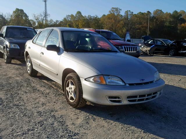 1G1JC524X17331114 - 2001 CHEVROLET CAVALIER B SILVER photo 1