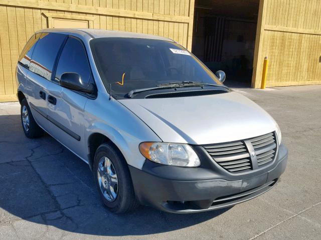 1D4GP25EX6B721713 - 2006 DODGE CARAVAN SE SILVER photo 1