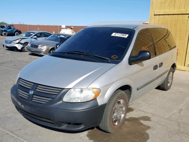 1D4GP25EX6B721713 - 2006 DODGE CARAVAN SE SILVER photo 2