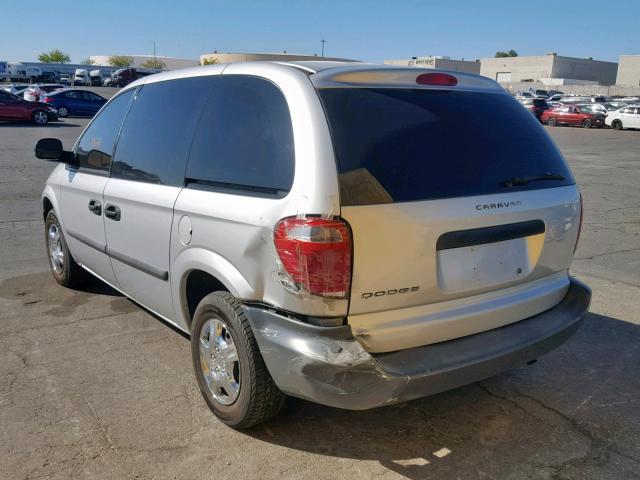 1D4GP25EX6B721713 - 2006 DODGE CARAVAN SE SILVER photo 3