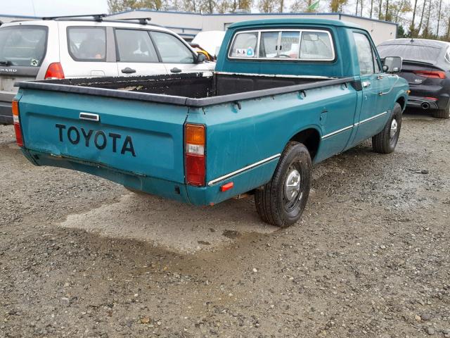 JT4RN44D7B0031732 - 1981 TOYOTA PICKUP / C TEAL photo 4