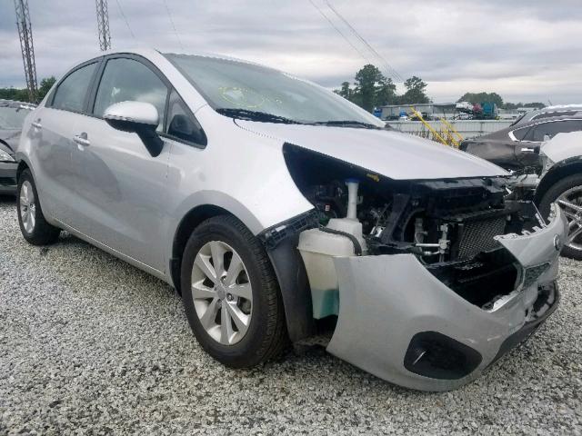 KNADN5A38D6282980 - 2013 KIA RIO EX SILVER photo 1