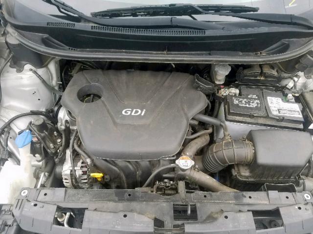 KNADN5A38D6282980 - 2013 KIA RIO EX SILVER photo 7