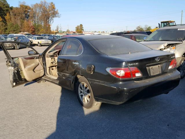 JTHBF30G120086846 - 2002 LEXUS ES 300 BLACK photo 3