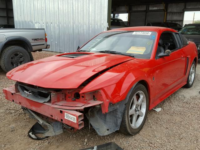 1FAFP42RX4F198510 - 2004 FORD MUSTANG MA RED photo 2
