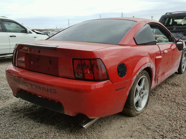 1FAFP42RX4F198510 - 2004 FORD MUSTANG MA RED photo 4
