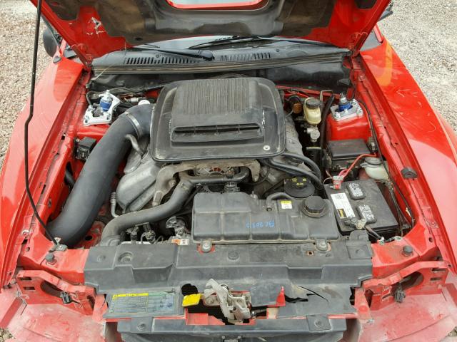 1FAFP42RX4F198510 - 2004 FORD MUSTANG MA RED photo 7