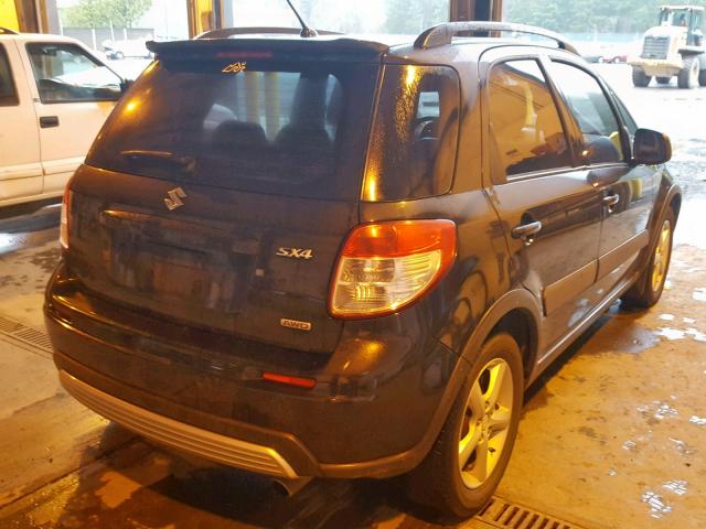 JS2YB413275106661 - 2007 SUZUKI SX4 BLACK photo 4