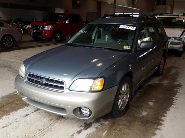 4S3BH665227629857 - 2002 SUBARU LEGACY OUT GRAY photo 2