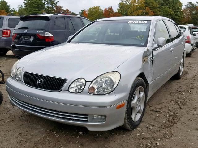 JT8BD68SXW0023556 - 1998 LEXUS GS 300 SILVER photo 2