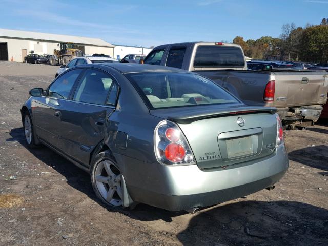 1N4BL11D85N429183 - 2005 NISSAN ALTIMA SE GREEN photo 3