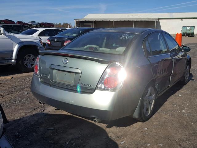 1N4BL11D85N429183 - 2005 NISSAN ALTIMA SE GREEN photo 4