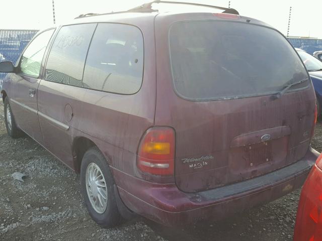 2FMZA514XWBD13482 - 1998 FORD WINDSTAR W BURGUNDY photo 3