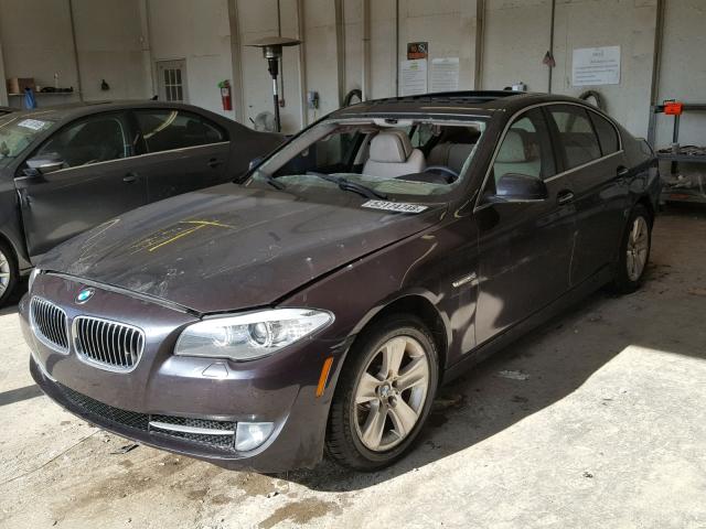 WBAXH5C51DD113673 - 2013 BMW 528 XI BLACK photo 2