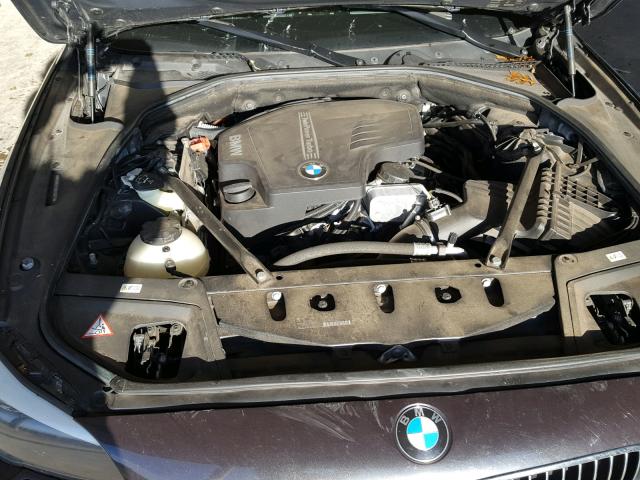 WBAXH5C51DD113673 - 2013 BMW 528 XI BLACK photo 7