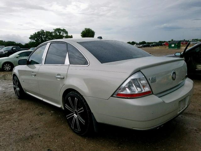 1MEHM42W38G603199 - 2008 MERCURY SABLE PREM WHITE photo 3