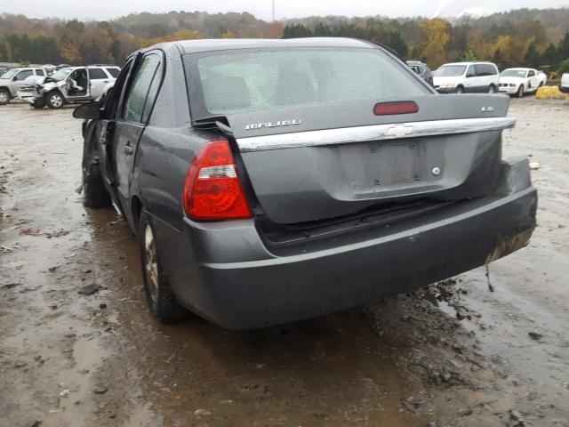 1G1ZT52865F128982 - 2005 CHEVROLET MALIBU LS GRAY photo 3