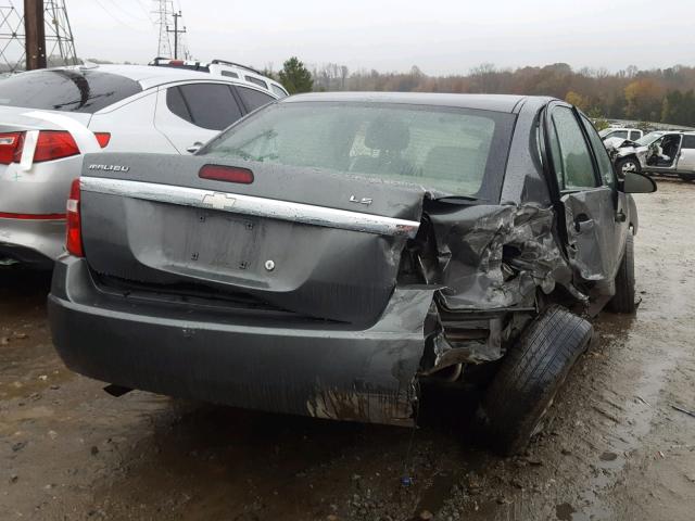 1G1ZT52865F128982 - 2005 CHEVROLET MALIBU LS GRAY photo 4