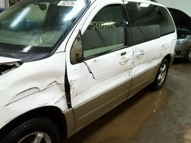 2FMZA56264BB19472 - 2004 FORD FREESTAR S WHITE photo 9