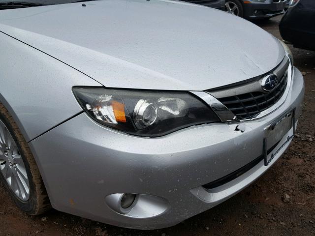 JF1GE606X9H514501 - 2009 SUBARU IMPREZA 2. SILVER photo 9