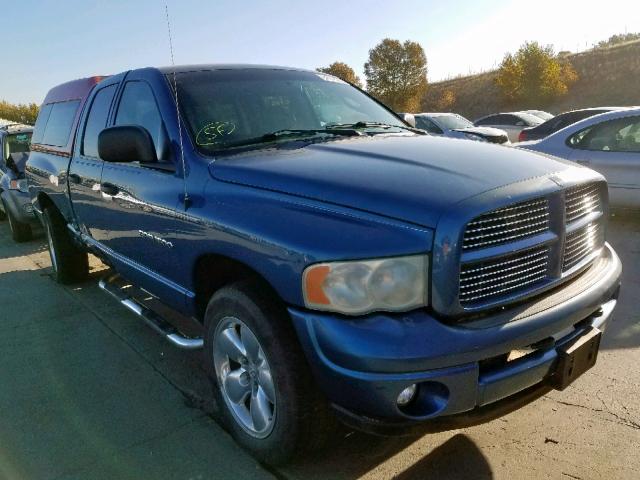 1D7HU18Z43S187466 - 2003 DODGE RAM 1500 S BLUE photo 1