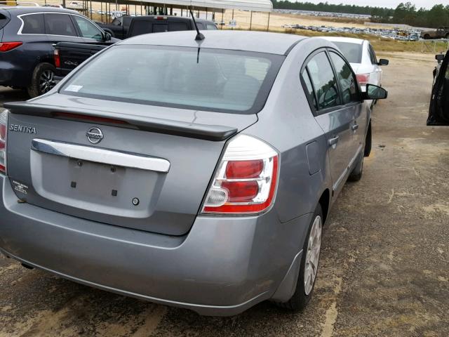 3N1AB6AP6BL628117 - 2011 NISSAN SENTRA 2.0 GRAY photo 4