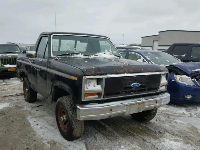 1FMDU15N6GLA75239 - 1986 FORD BRONCO U10 BLACK photo 1