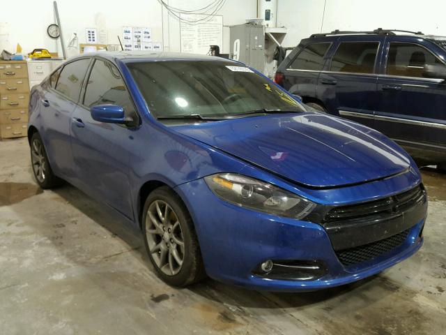 1C3CDFBB9ED673263 - 2014 DODGE DART SXT BLUE photo 1