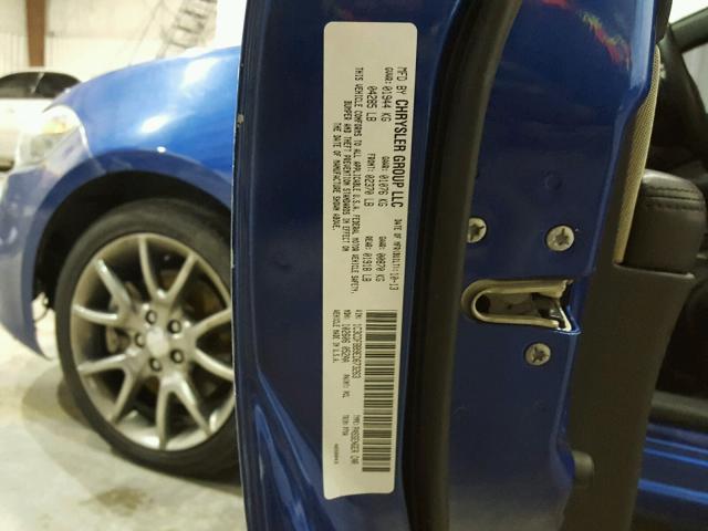 1C3CDFBB9ED673263 - 2014 DODGE DART SXT BLUE photo 10