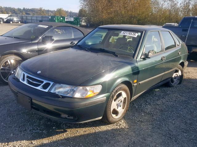 YS3DD58N2X2004125 - 1999 SAAB 9-3 S GREEN photo 2